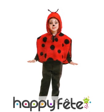 Cape coccinelle pour enfant