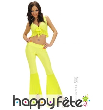 Costume costume samba de janeiro jaune fluo