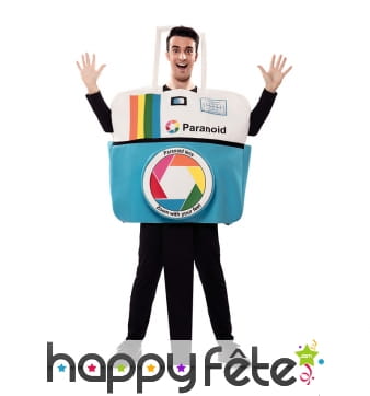Costume d'appareil photo sur pied pour adulte