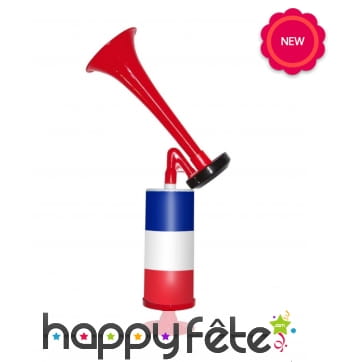 Corne de brume bleu blanc rouge