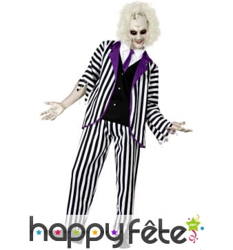 Costume de beetlejuice pour homme adulte