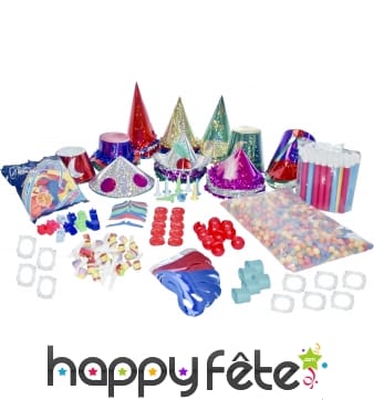 Caisse de cotillons chapeaux grand modèle