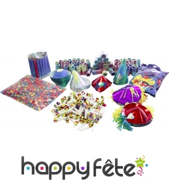 Caisse de cotillons standard mixte