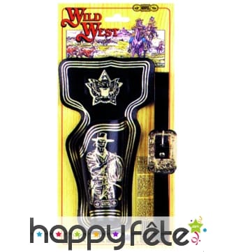 Ceinturon de cow-boy pour adulte