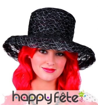 Chapeau de cocktail noir