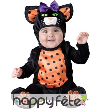 Combinaison de chaton noir