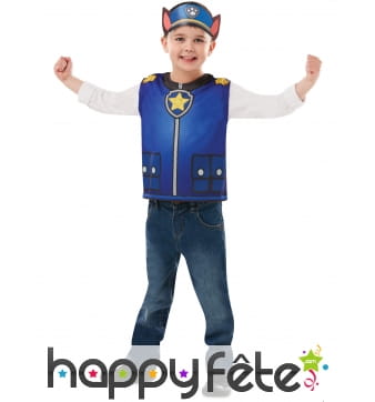 Costume de Chase pour enfant, Pat Patrouille