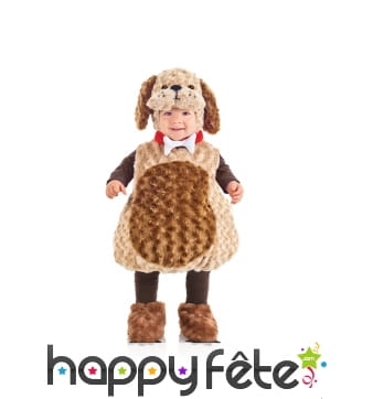 Costume de chien en peluche pour enfant
