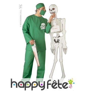 Costume de chirurgien vert
