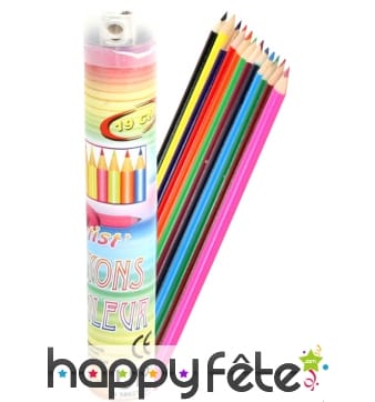 Crayons de couleur avec taille crayon