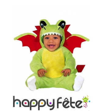 Combinaison de dragon vert pour bébé