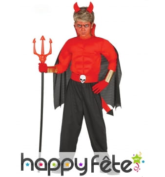 Costume de diable musclé pour enfant
