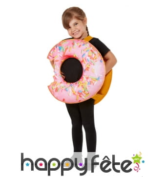 Costume de donut rose pour tout petit