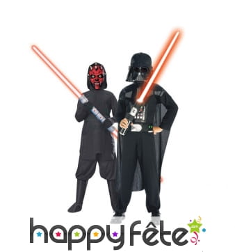 Costumes de Dark Vador et Dark Maul pour enfant