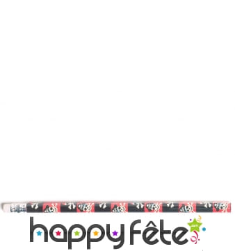 Crayons décorés de motifs pirate