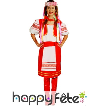 Costume de femme Slave folklorique