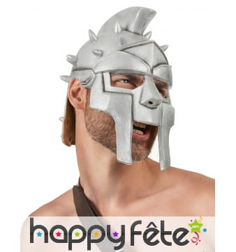 Casque de guerrier gladiateur en latex