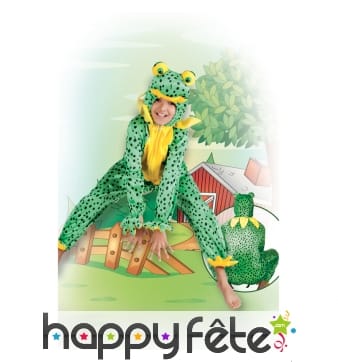 Combinaison de grenouille peluche
