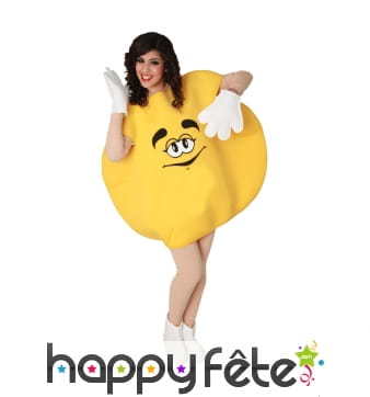 Costume de gros bonbon jaune