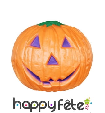 Citrouille d'Halloween en plastique de 28cm