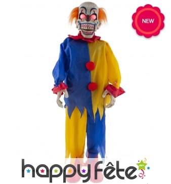 Clown de Halloween à suspendre, 90cm