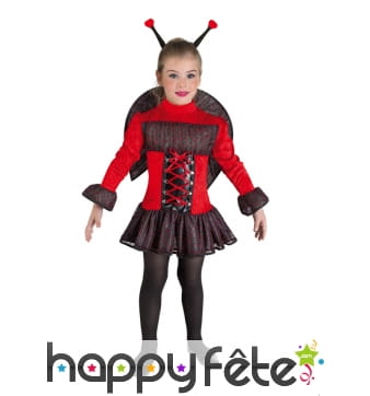 Costume de jolie petite coccinelle