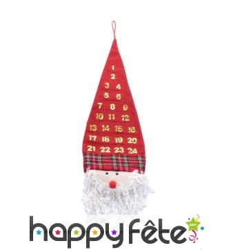 Calendrier de l'avent père Noël