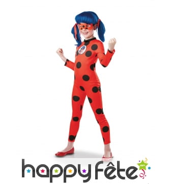 Combinaison de LadyBug avec masque, pour fille