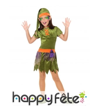 Costume de lutin pour petite fille