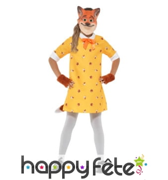 Costume de madame Renard pour fillette