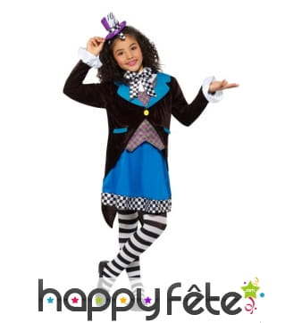 Costume de Miss Hatter pour fillette