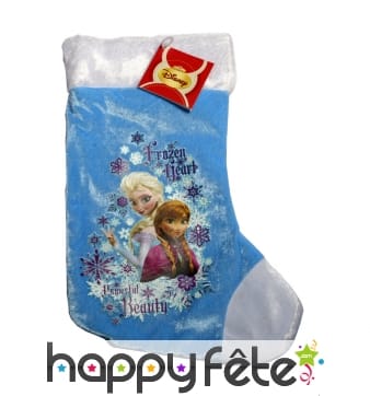 Chaussette de Noël reine des neiges