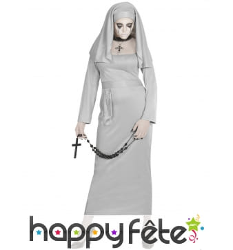 Costume de nonne fantôme pour femme