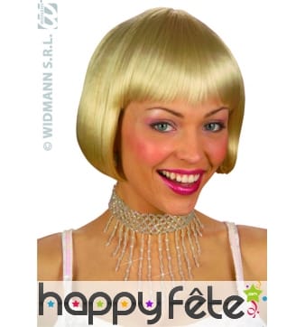 Collier de perles argentées