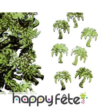 Confettis de palmier vert