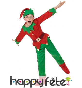 Costume de petit Elfe de Noël pour enfant