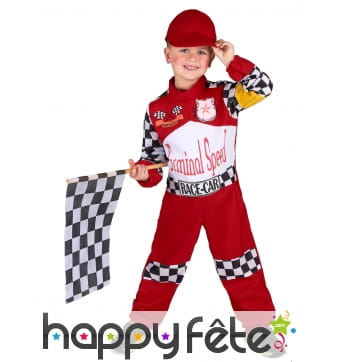 Costume de pilote de formule 1 pour enfant