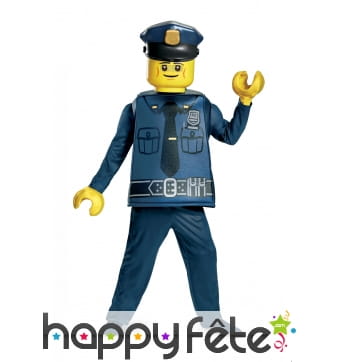 Costume de policier Lego pour enfant