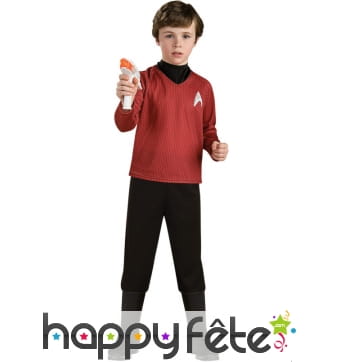 Costume de Scotty pour enfant, luxe, Star Trek
