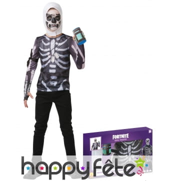 Costume de Skull Trooper pour ado, en coffret