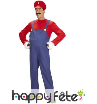 Costume de Super plombier pour homme