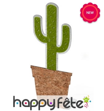 Cactus de table en métal