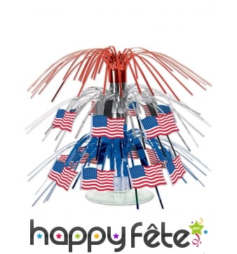 Centre de table Amérique de 19cm