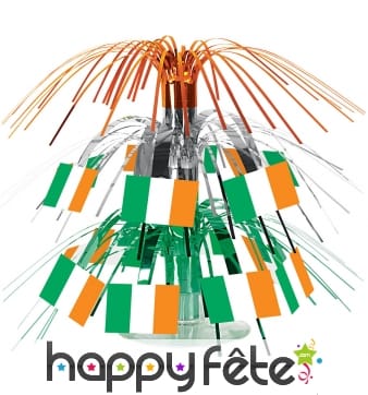 Centre de table drapeaux Irlandais