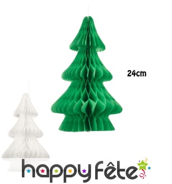 Centre de table Sapin alvéolé et ignifugé 24cm