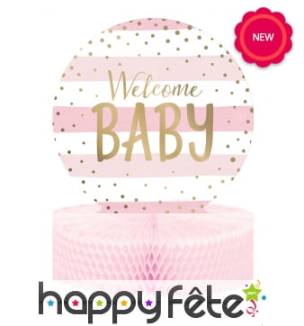 Centre de table welcome baby de 30cm