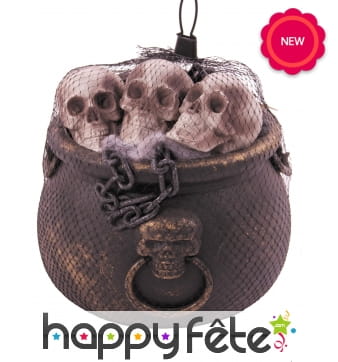 Chaudron de table décoratif