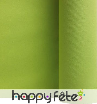 Chemin de table anis en rouleau de 0.3 x 24 m