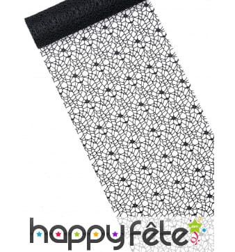 Chemin de table effet toile d'araignée 29cmx5m