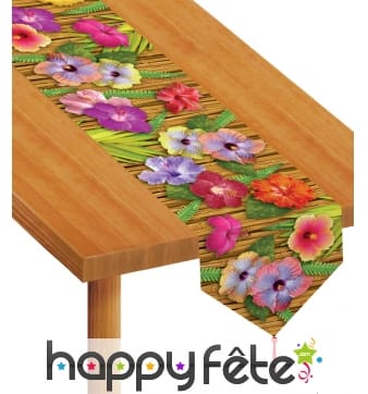 Chemin de table hawaïens